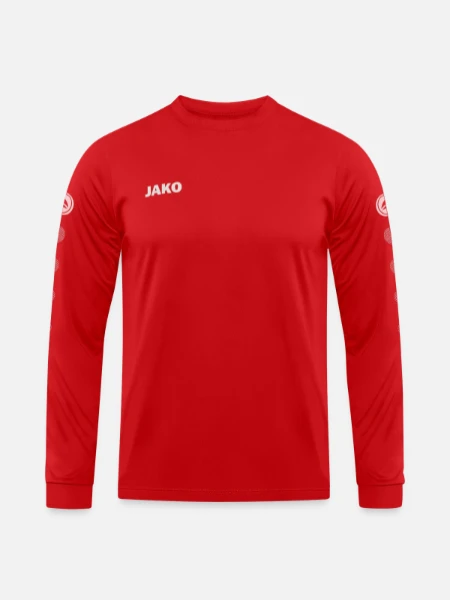 JAKO Jersey Team Long sleeve - red - Front