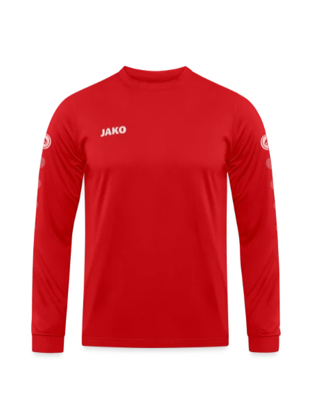 JAKO Jersey Team Long sleeve - red - Front