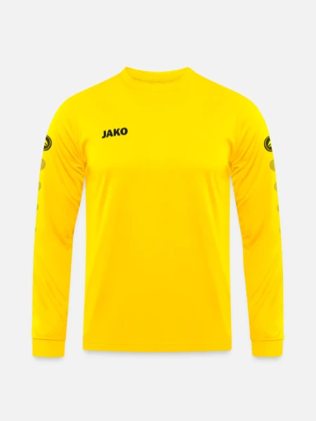 JAKO Jersey Team Long sleeve - yellow - Front
