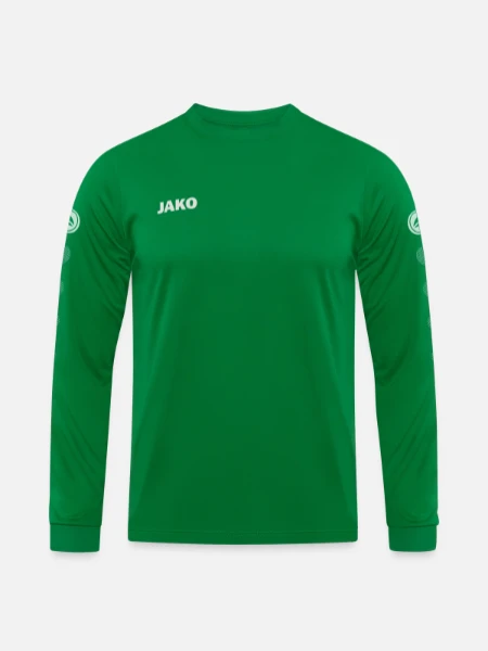 JAKO Jersey Team Long sleeve - kelly green - Front