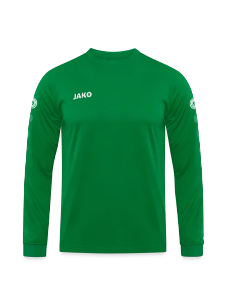 JAKO Trikot Team Langarm - Kelly Green - Vorne