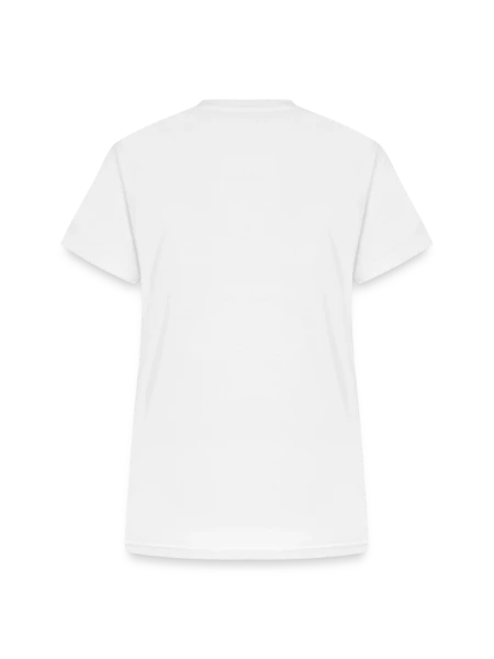 Women's V-neck T-shirt - white - Back