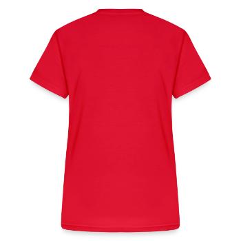 T-shirt med V-ringning dam