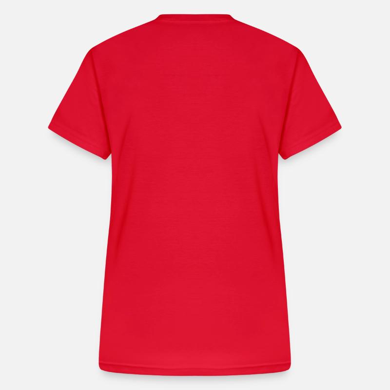 T-shirt med V-ringning dam