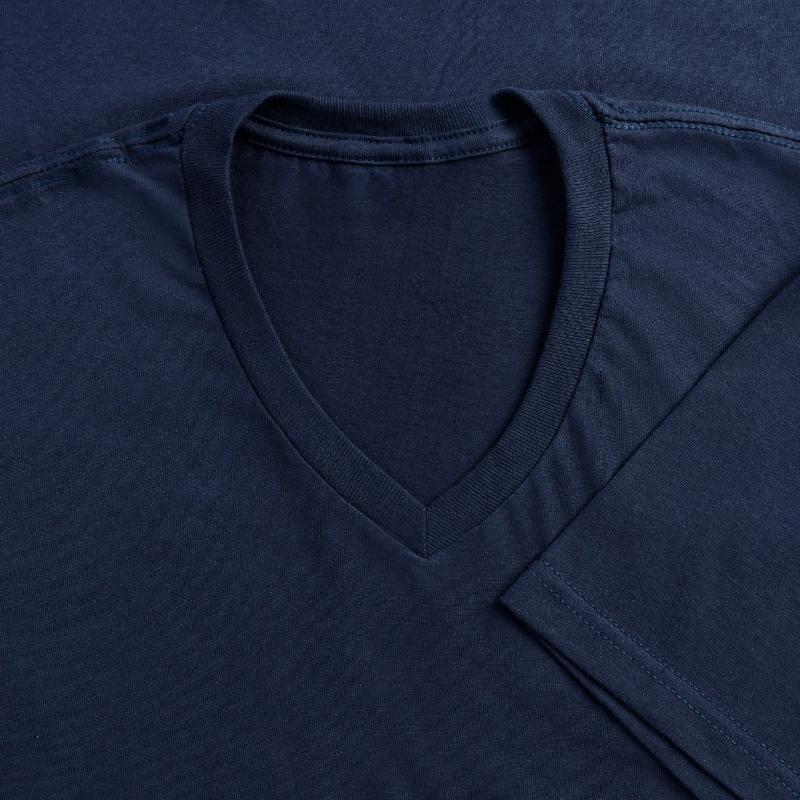 T-shirt med V-hals til damer