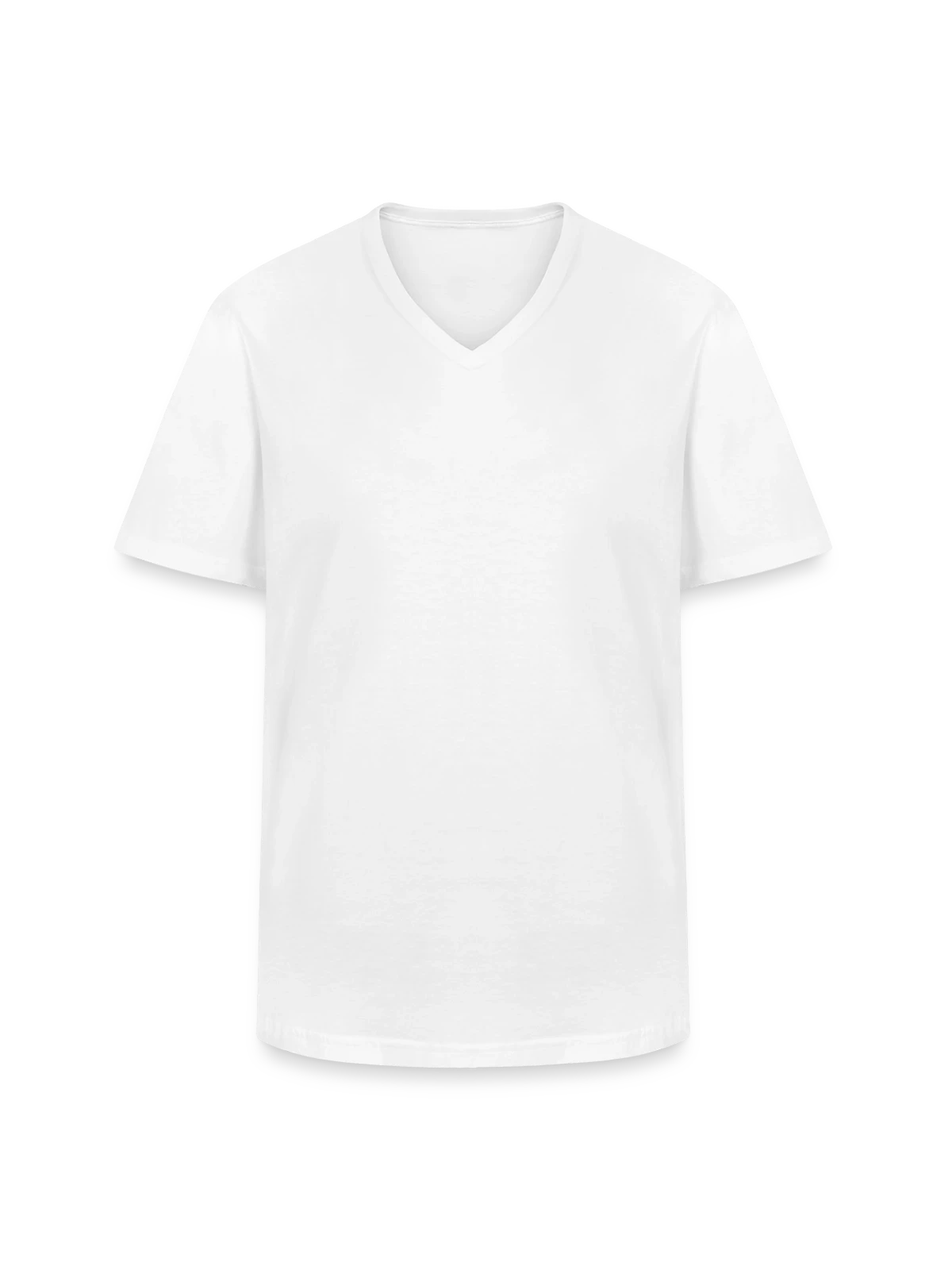 T-shirt col V Homme - blanc - Devant