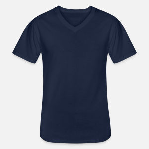 Klassisches Männer-T-Shirt mit V-Ausschnitt