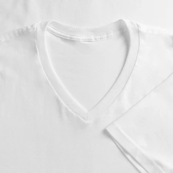 T-shirt med V-ringning herr