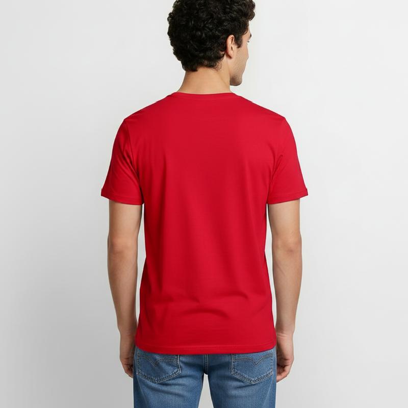 Männer-T-Shirt mit V-Ausschnitt