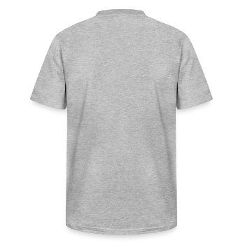 Men's V-Neck T-Shirt - heather grey - Back - AI Model Male 178 dark (178cm)