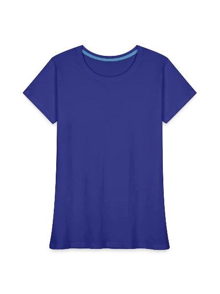 Frauen Premium Bio T-Shirt - Königsblau - Vorne