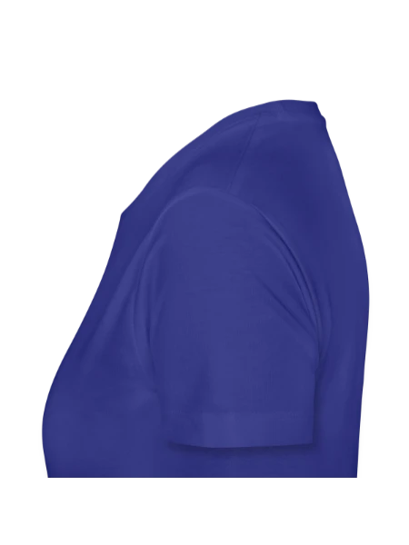 Frauen Premium Bio T-Shirt - Königsblau - Links