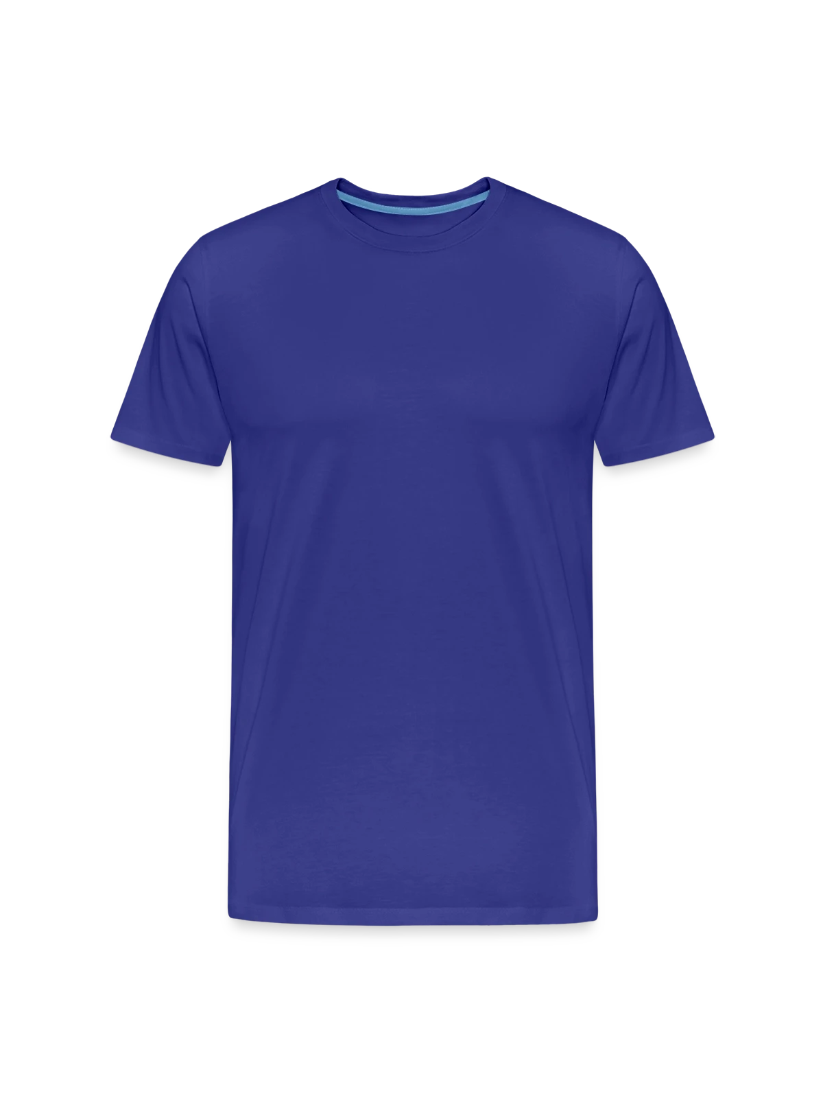 Männer Premium Bio T-Shirt - Königsblau - Vorne