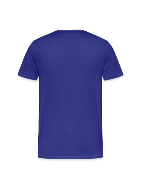 Männer Premium Bio T-Shirt - Königsblau - Hinten