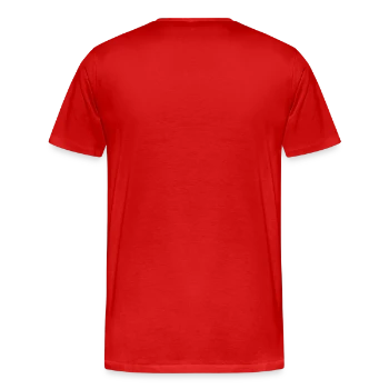 T-shirt bio Premium Homme - rouge - Dos - Damien (186cm)