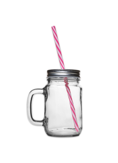 Large preview image 2 for Glass jar with handle and screw cap | Printequipment