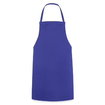 Tablier de cuisine - bleu royal - Devant - AI Model Male 185 dark (185cm)