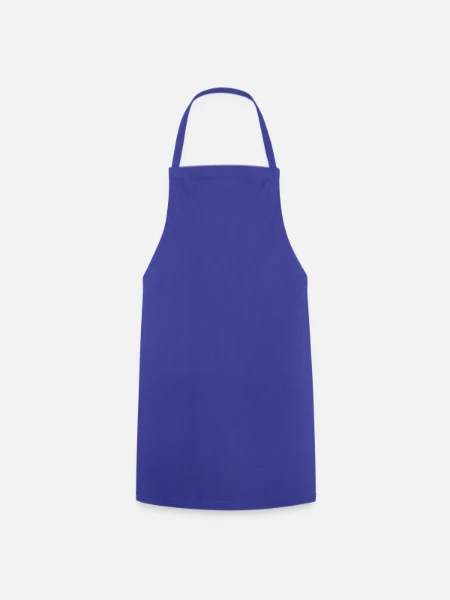 Tablier de cuisine - bleu royal - Devant