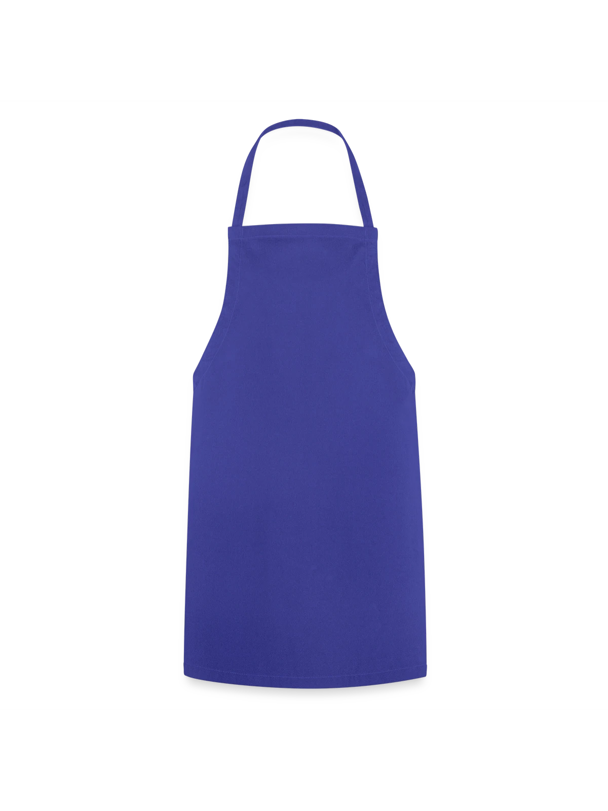Tablier de cuisine - bleu royal - Devant