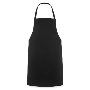 Cooking Apron - black - Front - AI Model Male 185 dark (185cm)