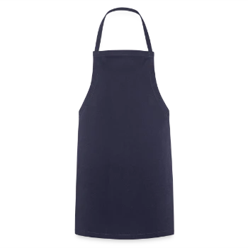 Cooking Apron - navy - Front - AI Model Male 185 dark (185cm)