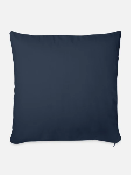 Sofa pillow with filling 45cm x 45cm - navy - Front
