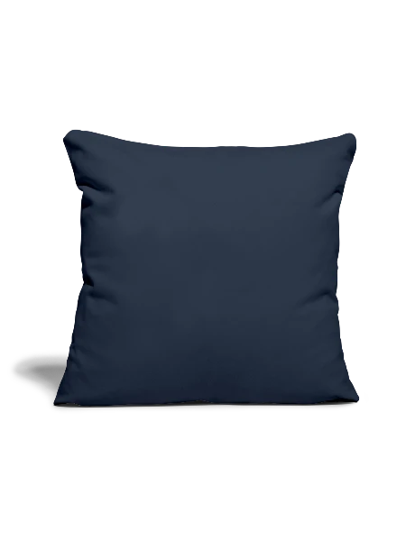 Sofa pillow with filling 45cm x 45cm - navy - Front