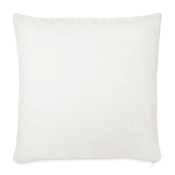 Coussin et housse de 45 x 45 cm - blanc nature - Devant