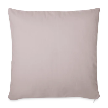 Coussin et housse de 45 x 45 cm - taupe clair - Devant