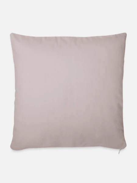 Coussin et housse de 45 x 45 cm - taupe clair - Devant