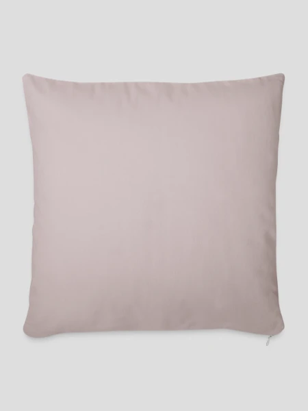 Sofakissen mit Füllung 45 x 45 cm - helles Taupe - Vorne