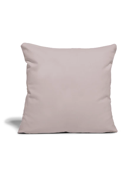 Coussin et housse de 45 x 45 cm - taupe clair - Devant