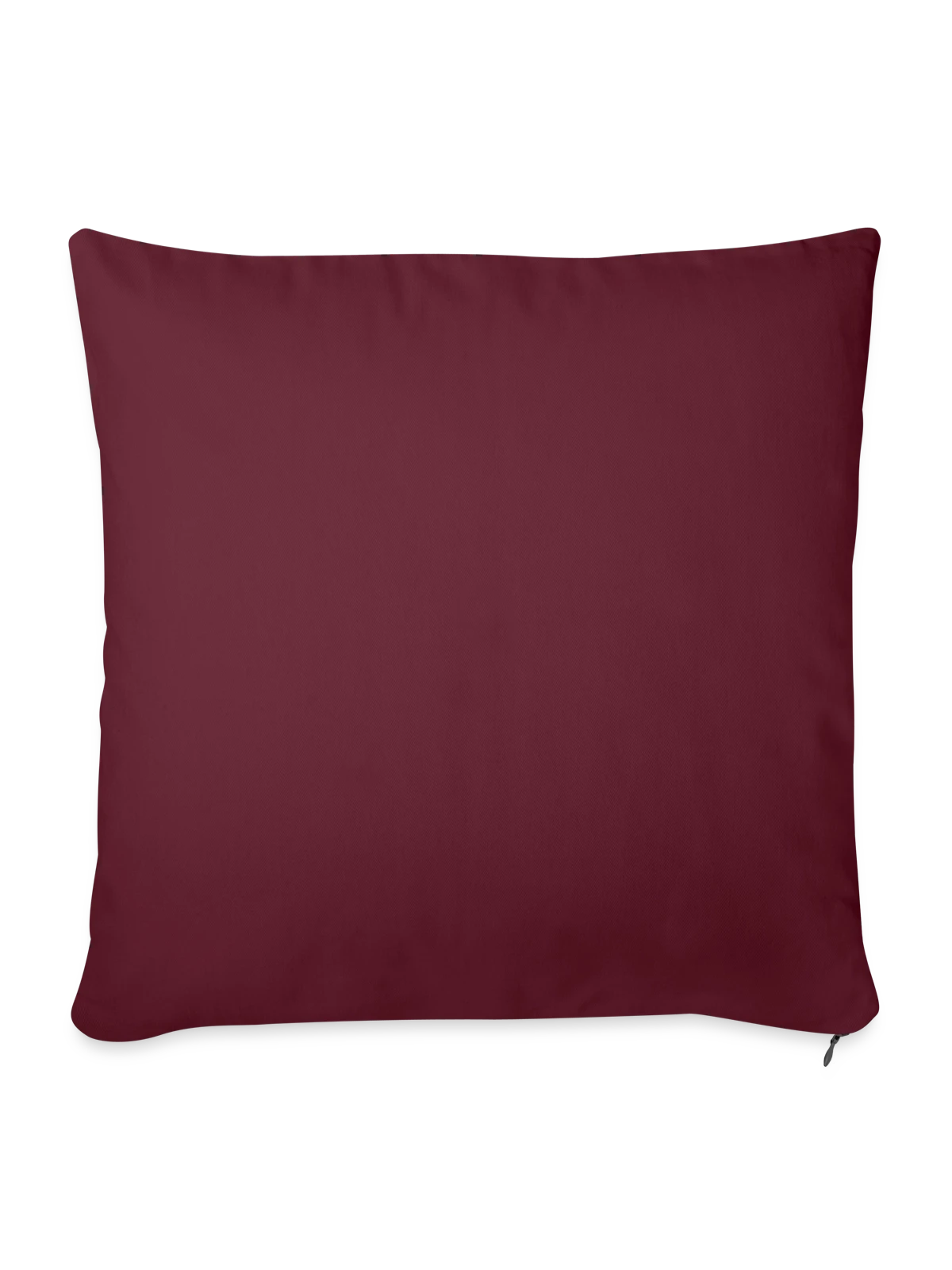 Sofa pillow with filling 45cm x 45cm - burgundy - Front