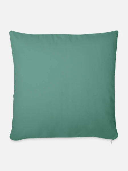 Sofa pillow with filling 45cm x 45cm - cypress green - Front
