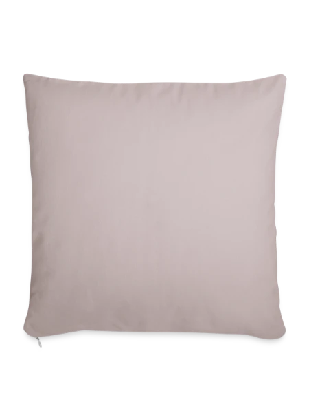 Coussin et housse de 45 x 45 cm - taupe clair - Dos