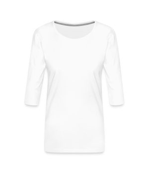 Premium T-skjorte med 3/4 erme for kvinner