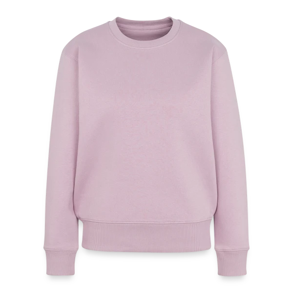 Pull Premium bio Femme personnalisé - Aperçu en couleur rose poudré