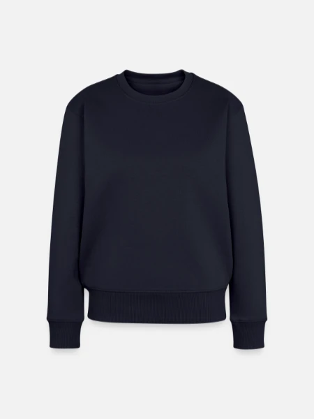 Pull Premium bio Femme - bleu marine - Devant