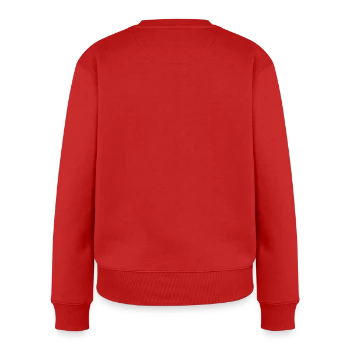 Pull Premium bio Femme - rouge - Dos - Julia (174cm)