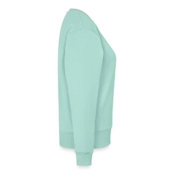 Women's Premium Organic Jumper - mint  - Right - Julia (174cm)