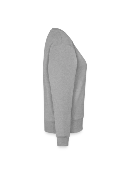Women's Premium Organic Jumper - heather grey - Right