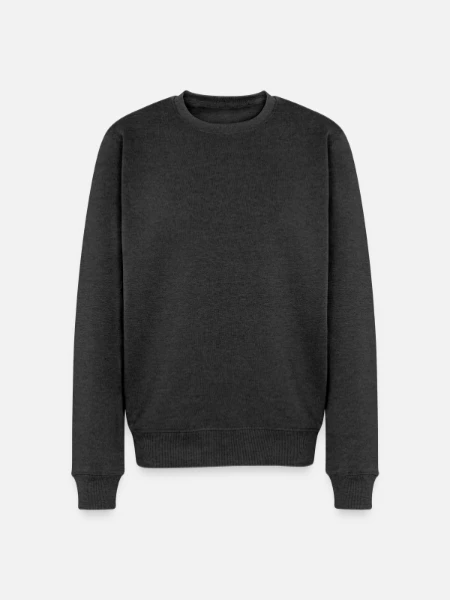 Pull Premium bio Homme - anthracite chiné - Devant