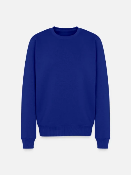 Pull Premium bio Homme - bleu roi - Devant