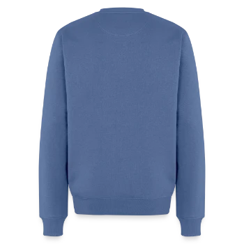 Pull Premium bio Homme - bleu pigeon - Dos - Nico (187cm)