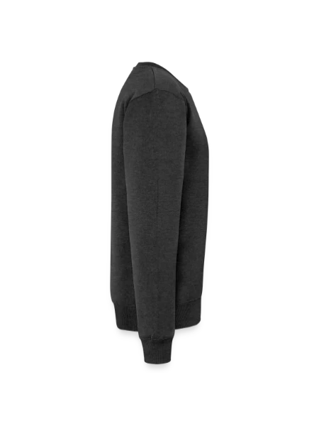 Men's Premium Organic Jumper - heather anthracite - Right