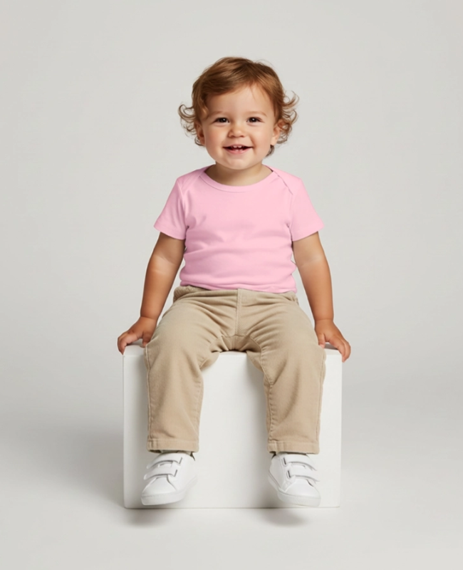 Maglietta Premium per neonati  Fronte - center