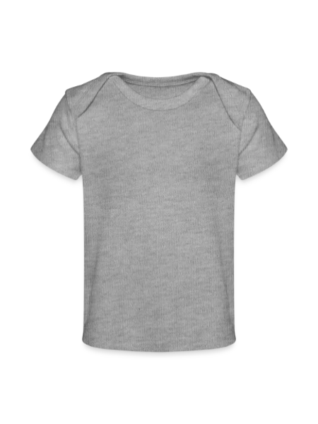 Baby Premium Organic T-Shirt - Grau meliert - Vorne