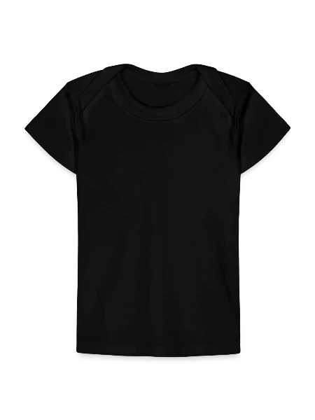 T-shirt Premium bébé bio - noir - Devant