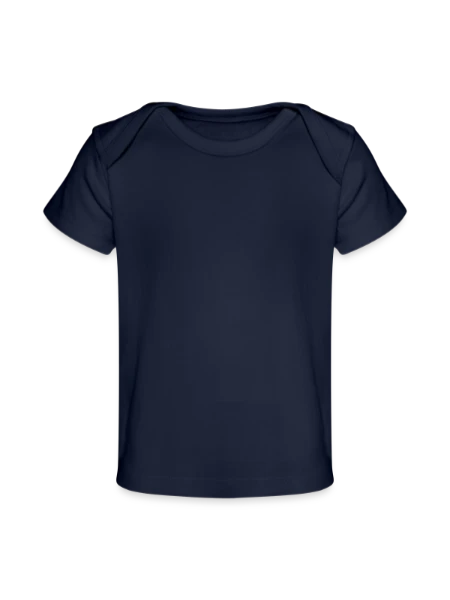 Baby Premium Organic T-shirt - dark navy - Front