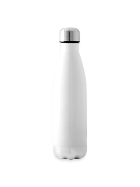 Bouteille isotherme - blanc - Droite